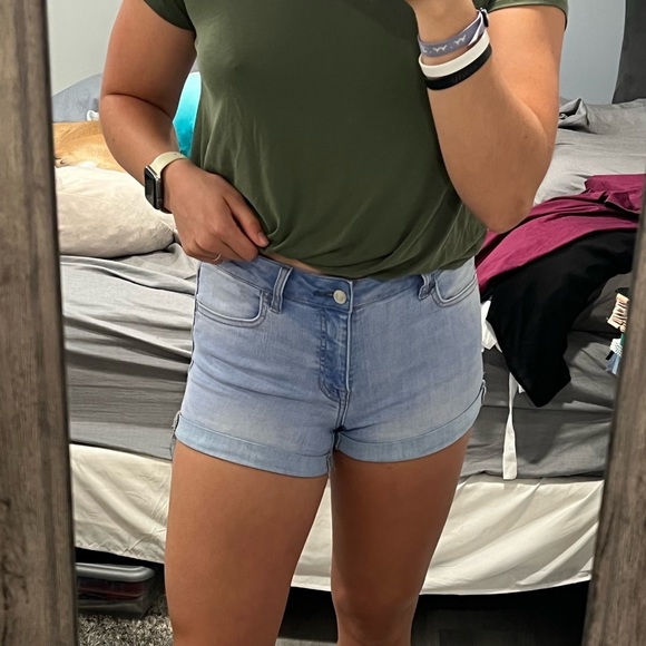 PacSun Super Stretch Shortie Jean Shorts - Picture 9 of 9